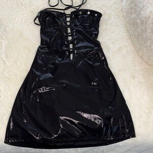 Ashlynn Lace Up Mini Dress